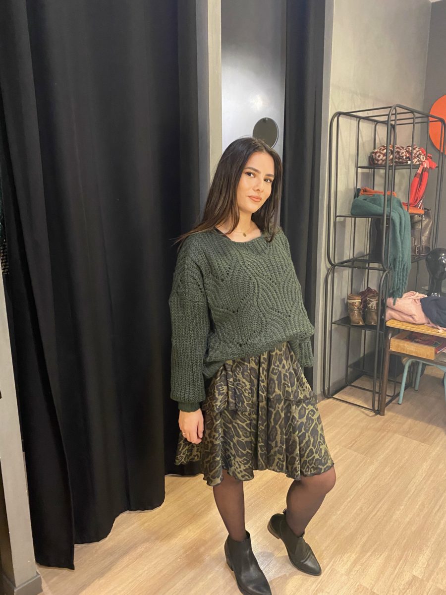 robe léopard et pull oversized carcassonne toulouse montpellier_nell boutique