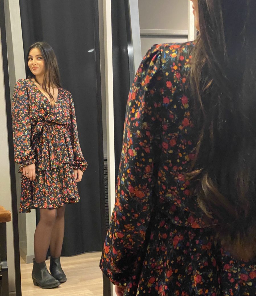 robe petites fleurs rouge carcassonne toulouse montpellier_nell boutique