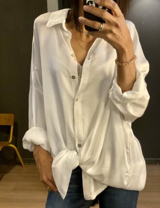 Chemise blanche oversized